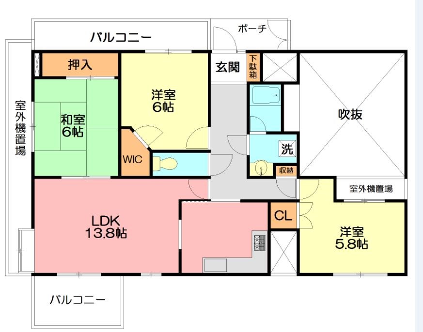 ヒルズ藤沢パークステージの間取り