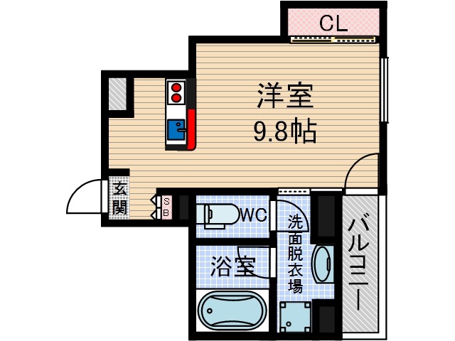 山崎マンション14の間取り