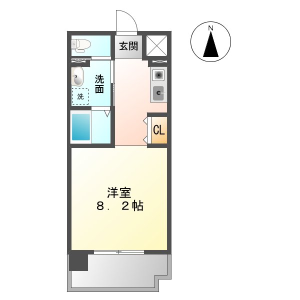 大晃マンションの間取り
