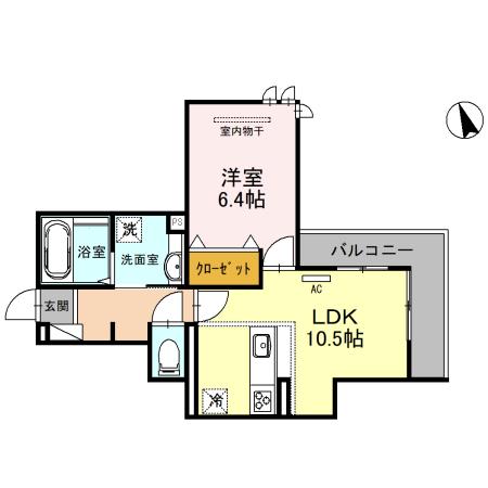 ヴィクトワール　庄の間取り