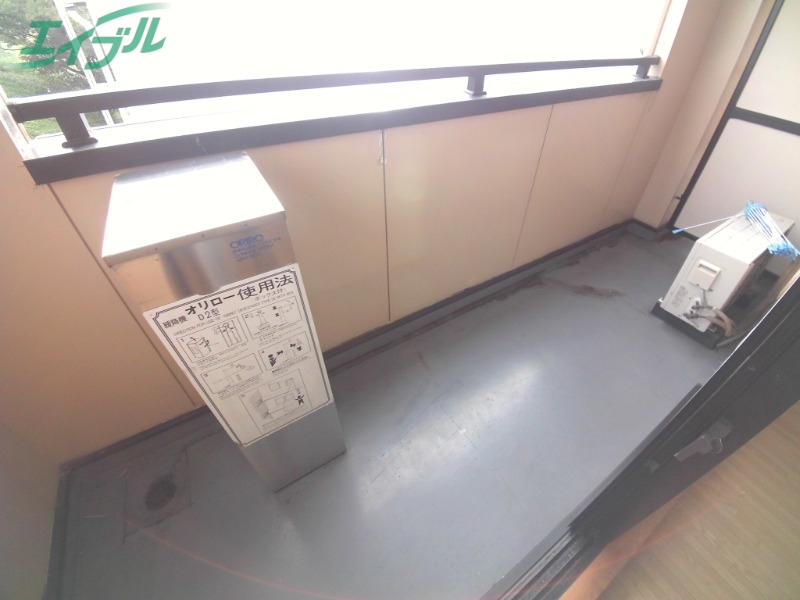バルコニー　別部屋反転画像参考