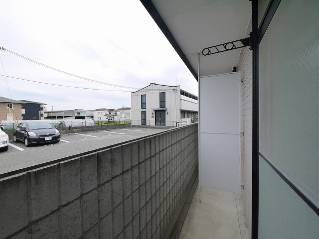 バルコニー　落ち着いた時間を過ごせるバルコニーです