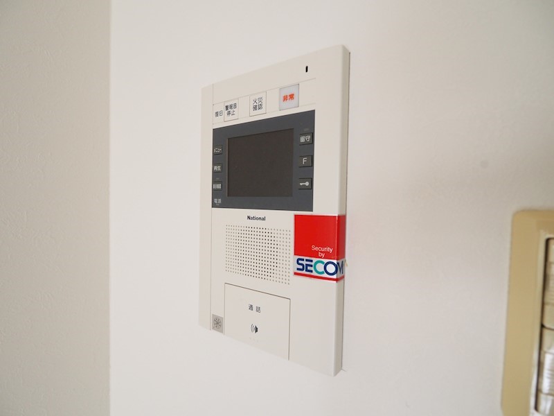 セキュリティ　安心のモニタ付きです。