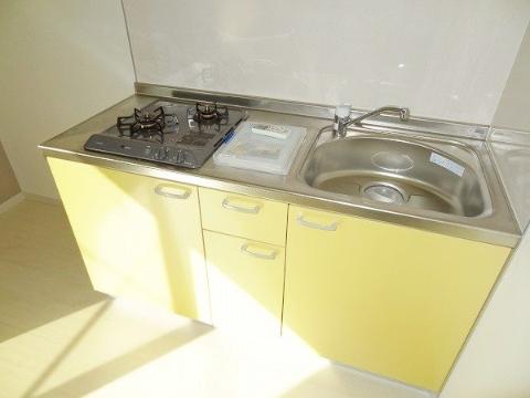 キッチン　2口ガスコンロ