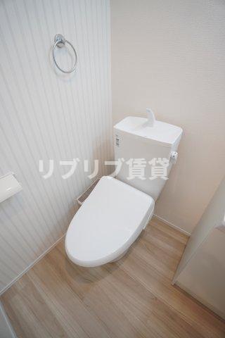 千葉都市モノレール 桜木駅 徒歩5分 2階建 築1年のトイレ写真