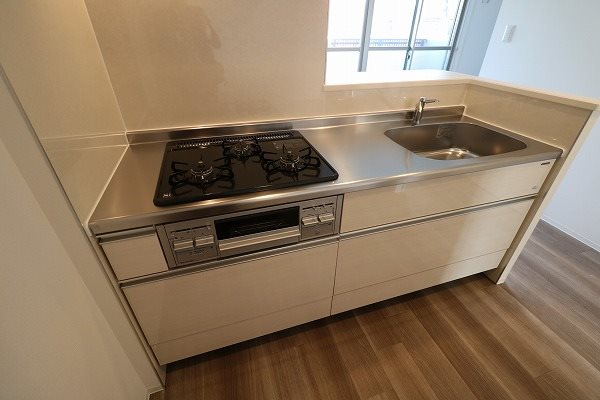 キッチン　約14帖のLDKスペース