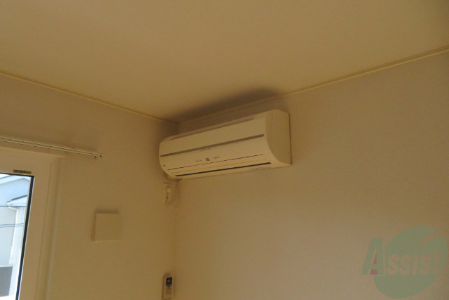 その他設備　エアコンが設置してありますので、寒暖対策もばっちり。