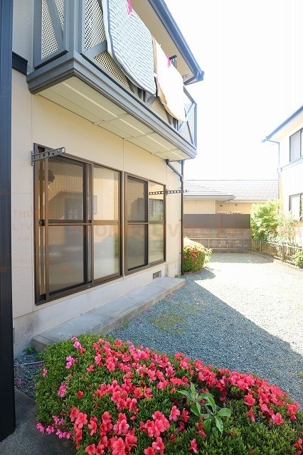 バルコニー　101号室庭