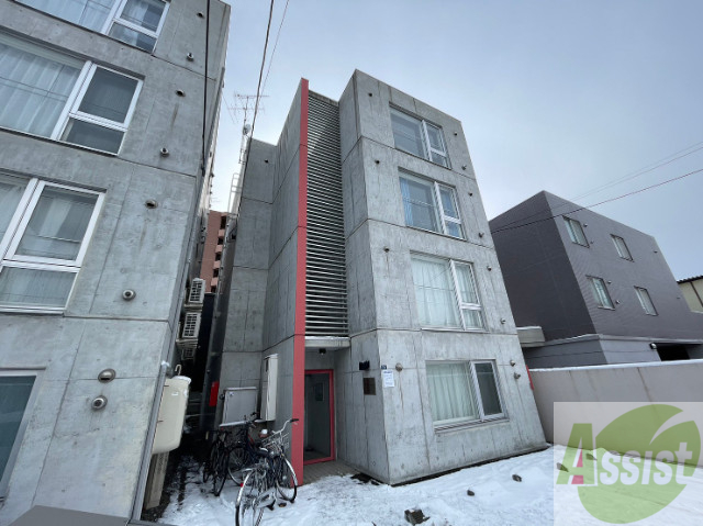 建物外観　札幌市中央区南６条西「エスパスルージュ」