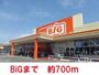 スーパー　BiG（スーパー）まで700m