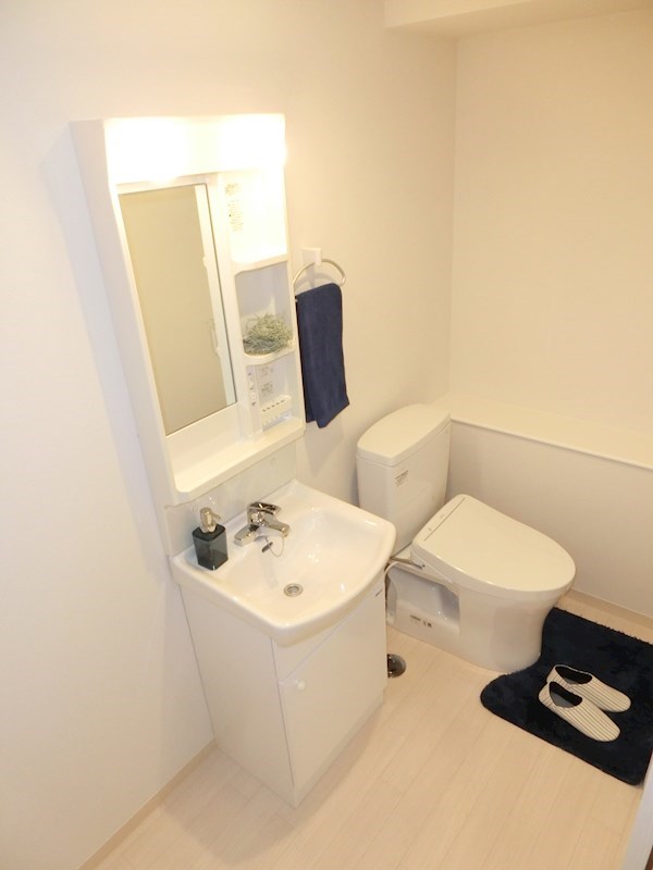 洗面設備　※モデルルームの写真です