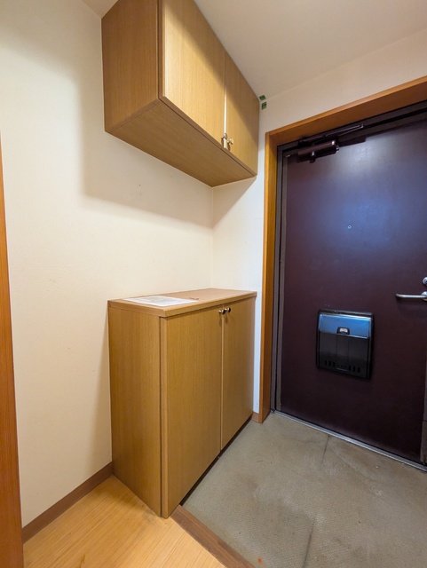 玄関　クリーニング前の写真です