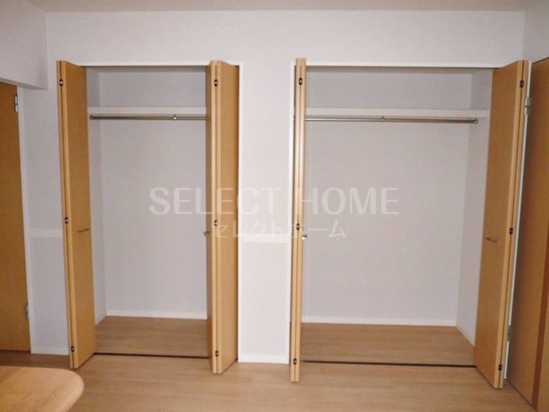 収納　たっぷりとした収納スペースです