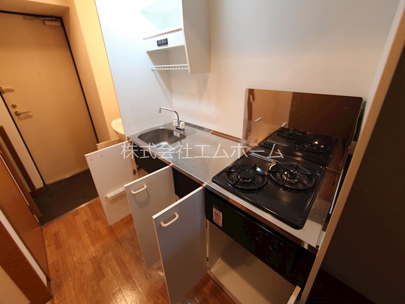 キッチン　システムキッチン　2口ガスコンロ