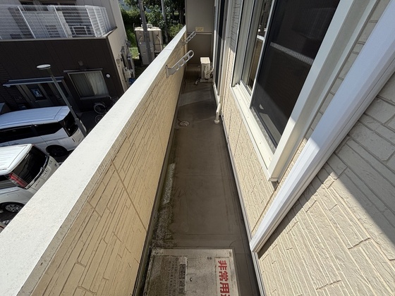 バルコニー　※別部屋の写真です