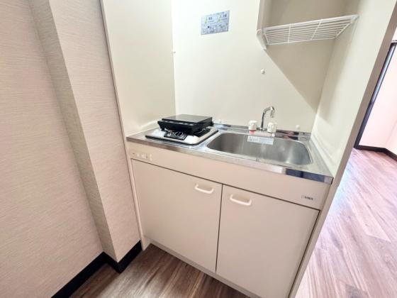 収納　キッチン下は収納可！