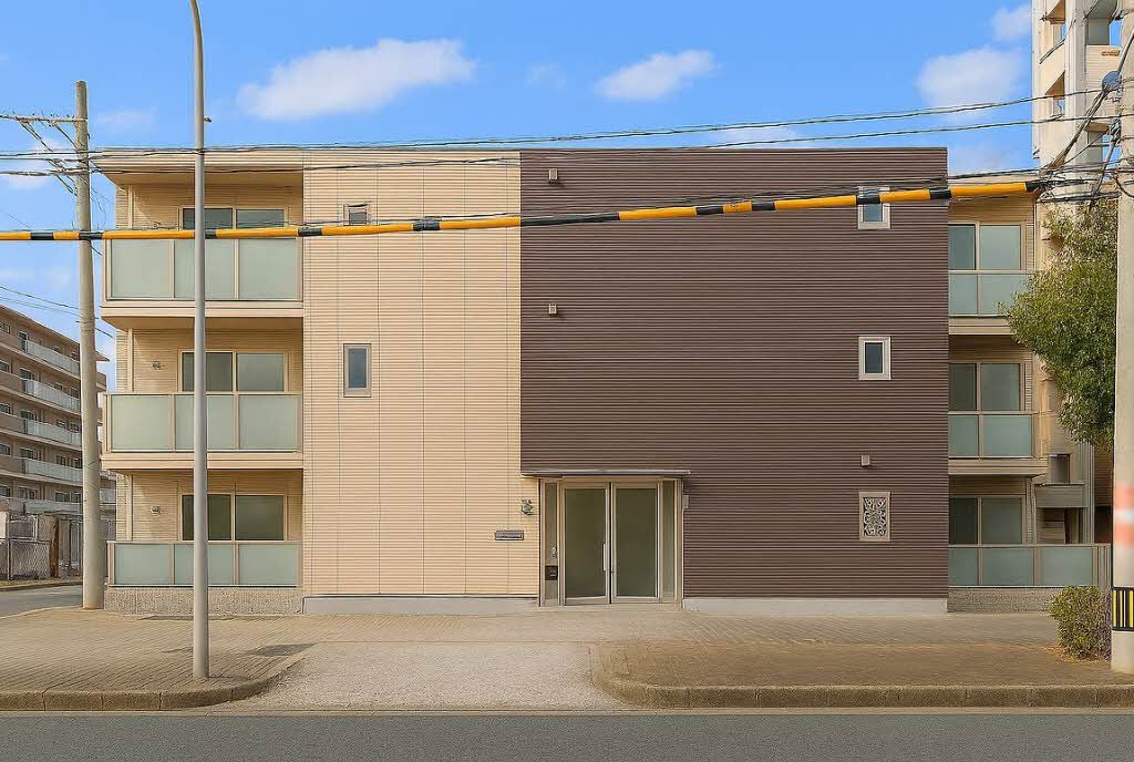 建物外観　積水ハウス施工の賃貸住宅「シャーメゾン」、デザイン性と耐久…