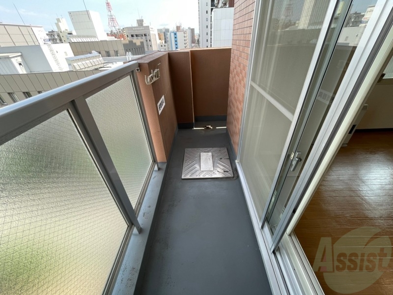 バルコニー　バルコニーです。天気の良い日には外干しができます！