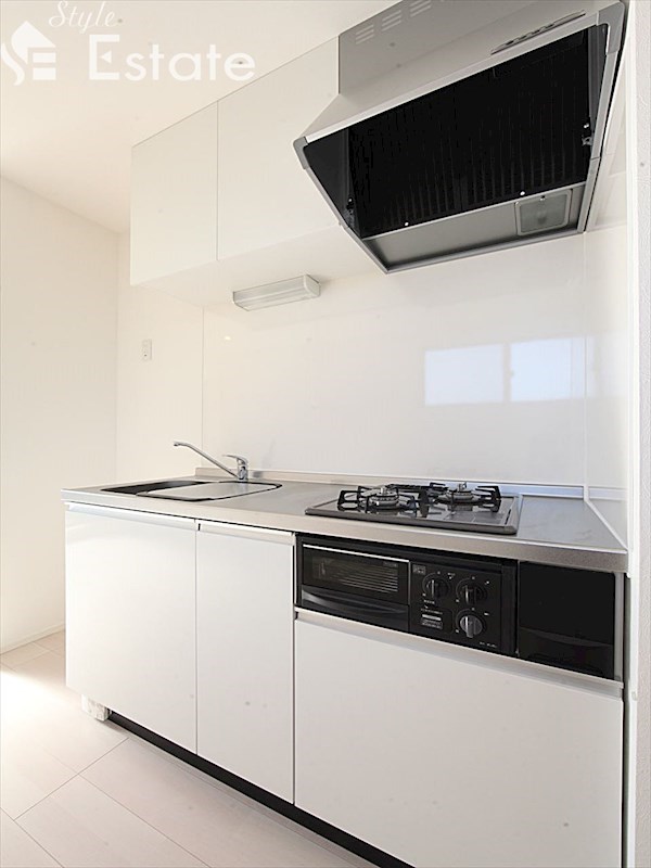 キッチン　システムキッチン　2口コンロ　グリル付