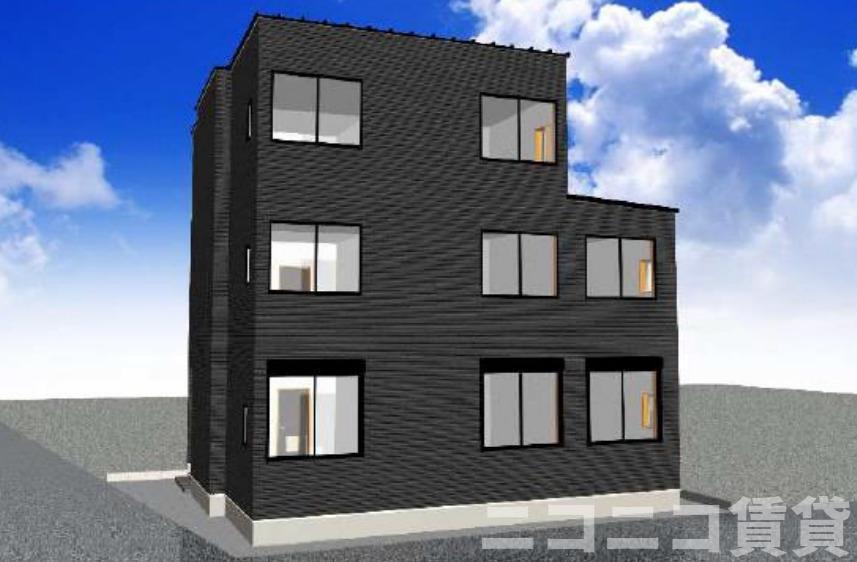 建物外観　建設中のため