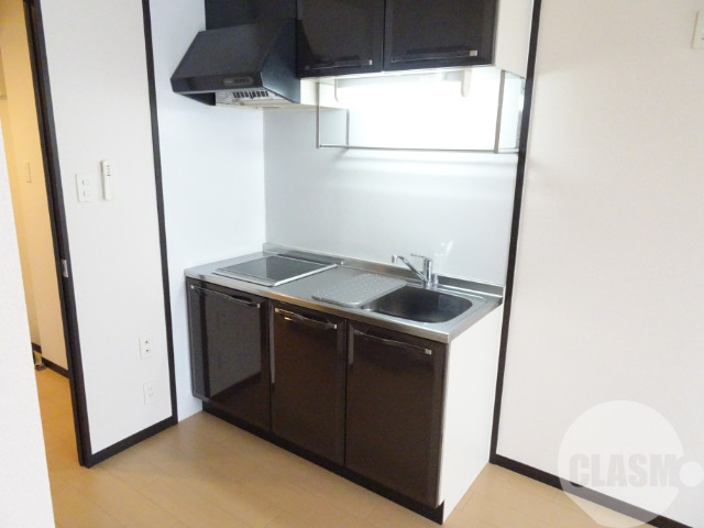 キッチン　２口ＩＨ付きシステムキッチン♪