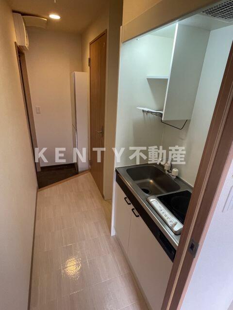 キッチン　コンパクトなキッチンで掃除もラクラク