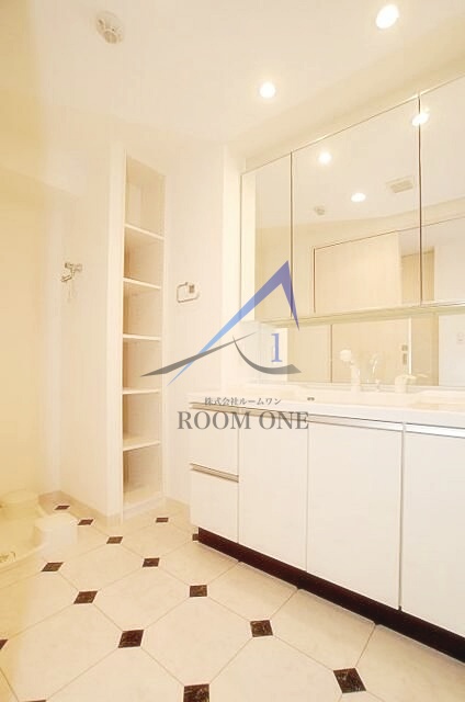 洗面設備　洗面台です。