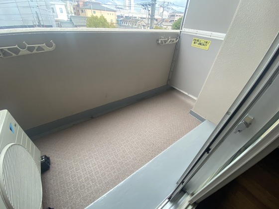 バルコニー　※別部屋の写真です