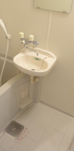 洗面設備　同物件別号室のものです。