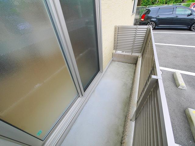 バルコニー　落ち着いた時間を過ごせるバルコニーです