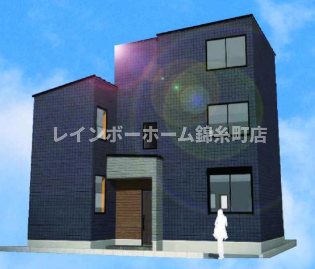 建物外観　※建築中のため同施工会社参考写真となります。