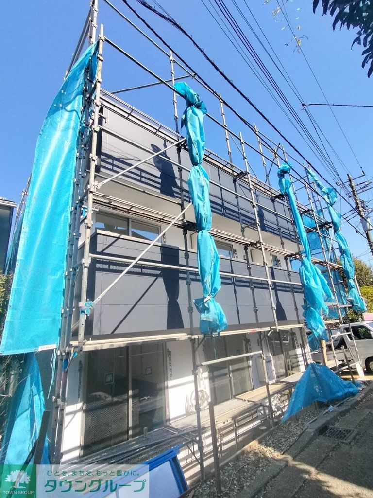 建物外観　建築中