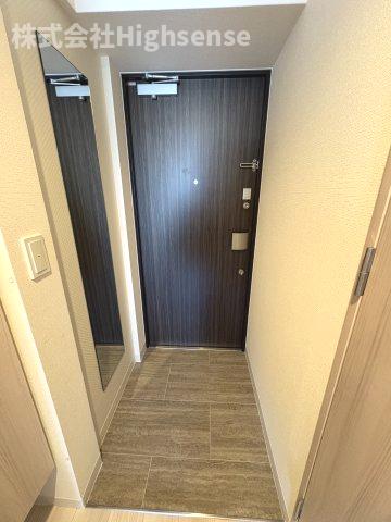 玄関　収納もある玄関です