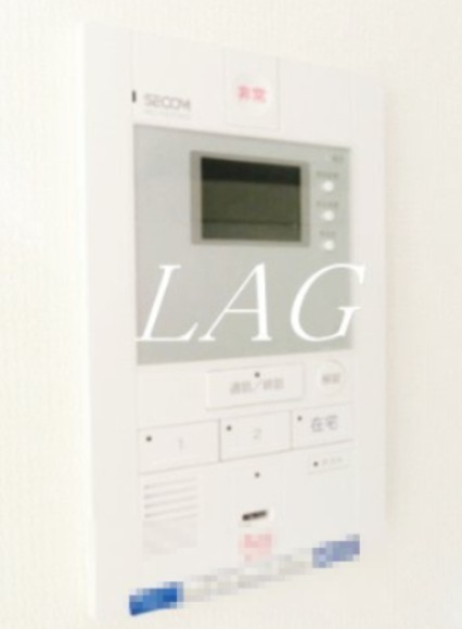セキュリティ　モニター付きインターフォンです。