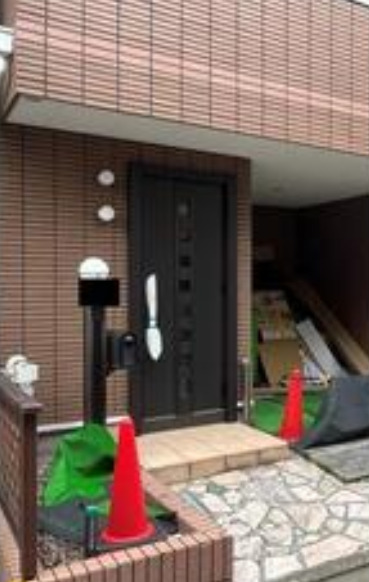 玄関　明るい玄関です