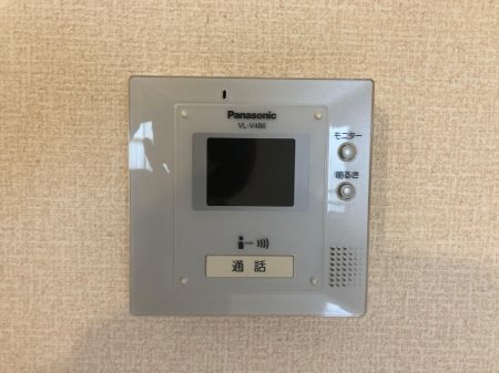 セキュリティ　モニター付きインターホンです。