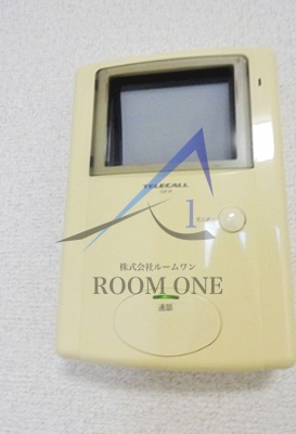 セキュリティ　モニター付きインターホンです。