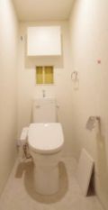 トイレ　ゆったりとした空間のトイレです