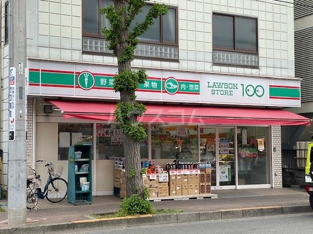 コンビニ　ローソンストア100 LS東中神店（コンビニ）まで107m