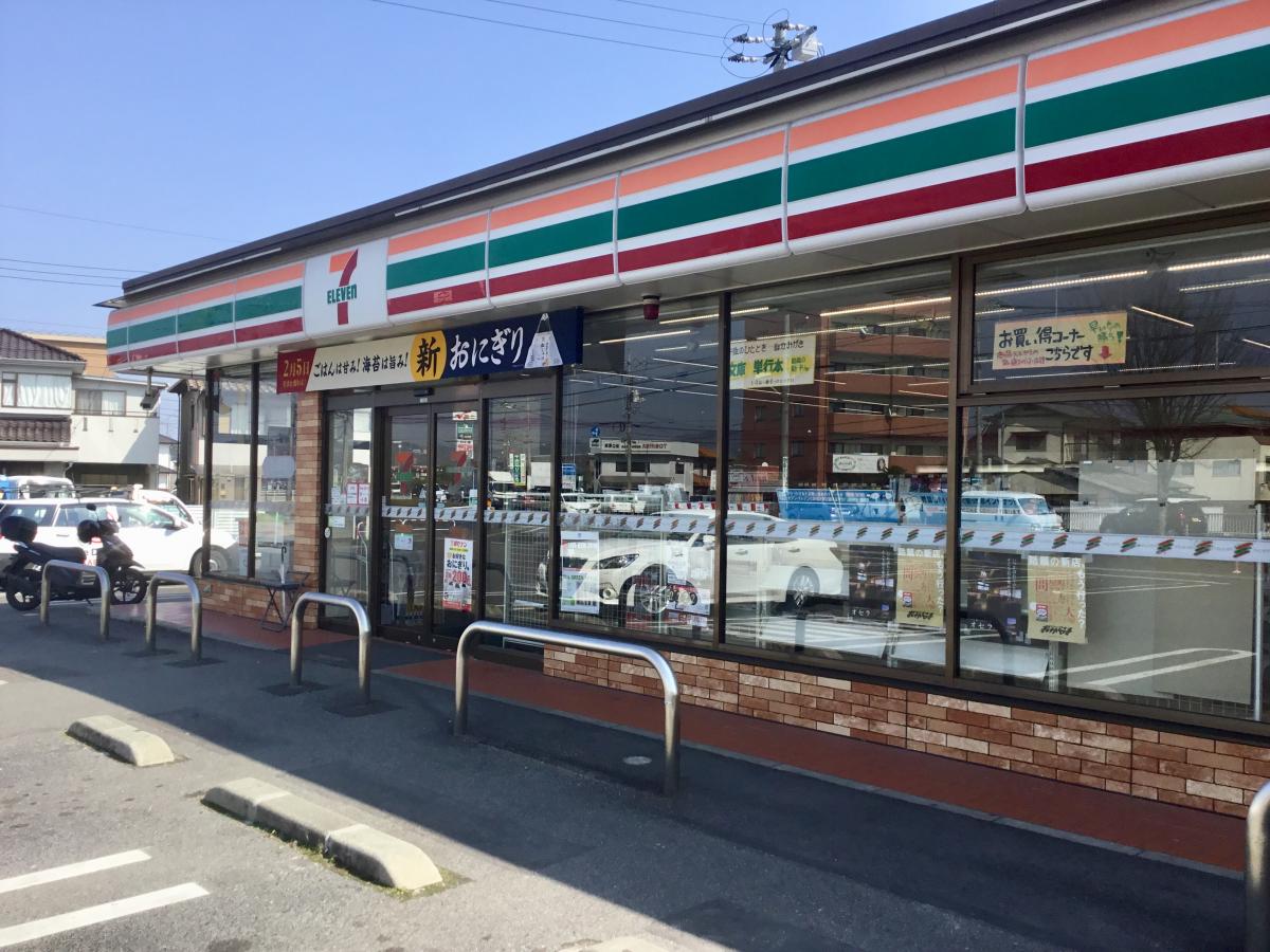 コンビニ　セブンイレブン倉敷黒崎店（コンビニ）まで500m