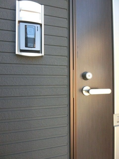セキュリティ　セキュリティも安心のモニターホン付き