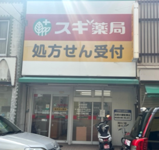 ドラックストア　スギ薬局 在宅調剤センター車道店（ドラッグストア）まで414m