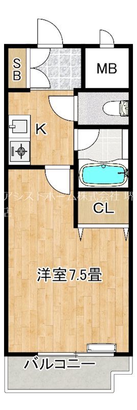 ベルデ堺東の間取り写真