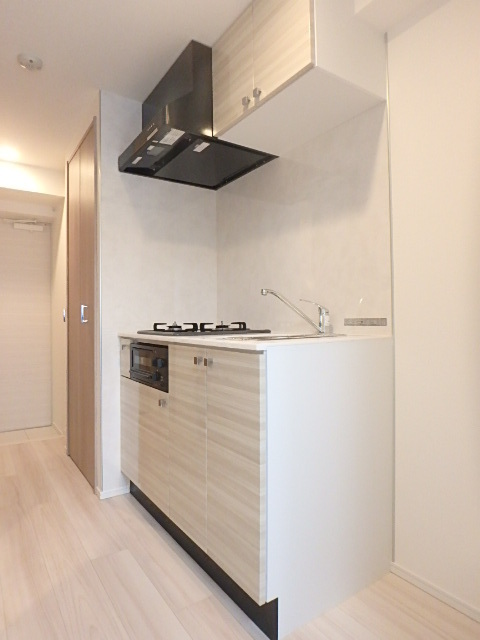キッチン　２口コンログリル付システムキッチン