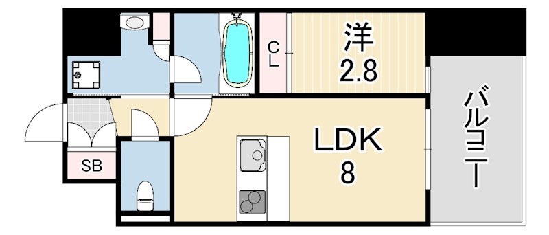 LIVECASA神戸元町の間取り写真