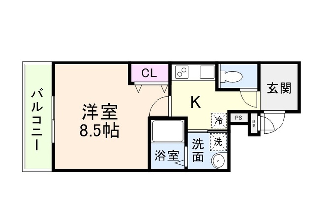 フジパレス三国ヶ丘I番館の間取り写真
