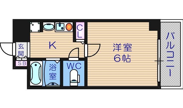 エステムコート心斎橋アルテールの間取り写真