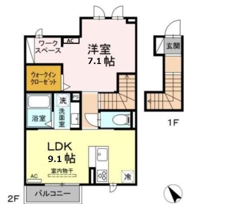 ドミール・Tの間取り写真