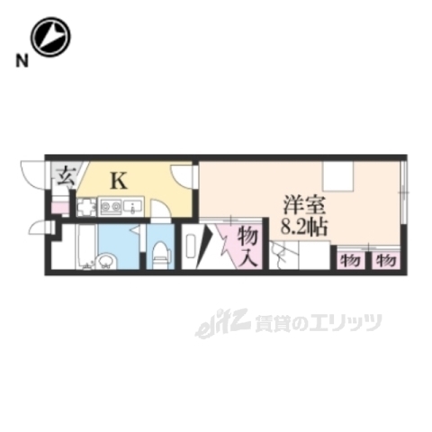 レオパレス津田山手の間取り写真