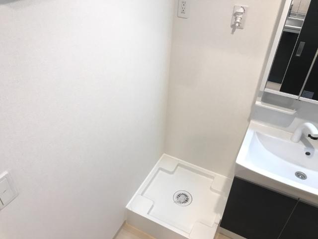 セキュリティ　洗濯機置場